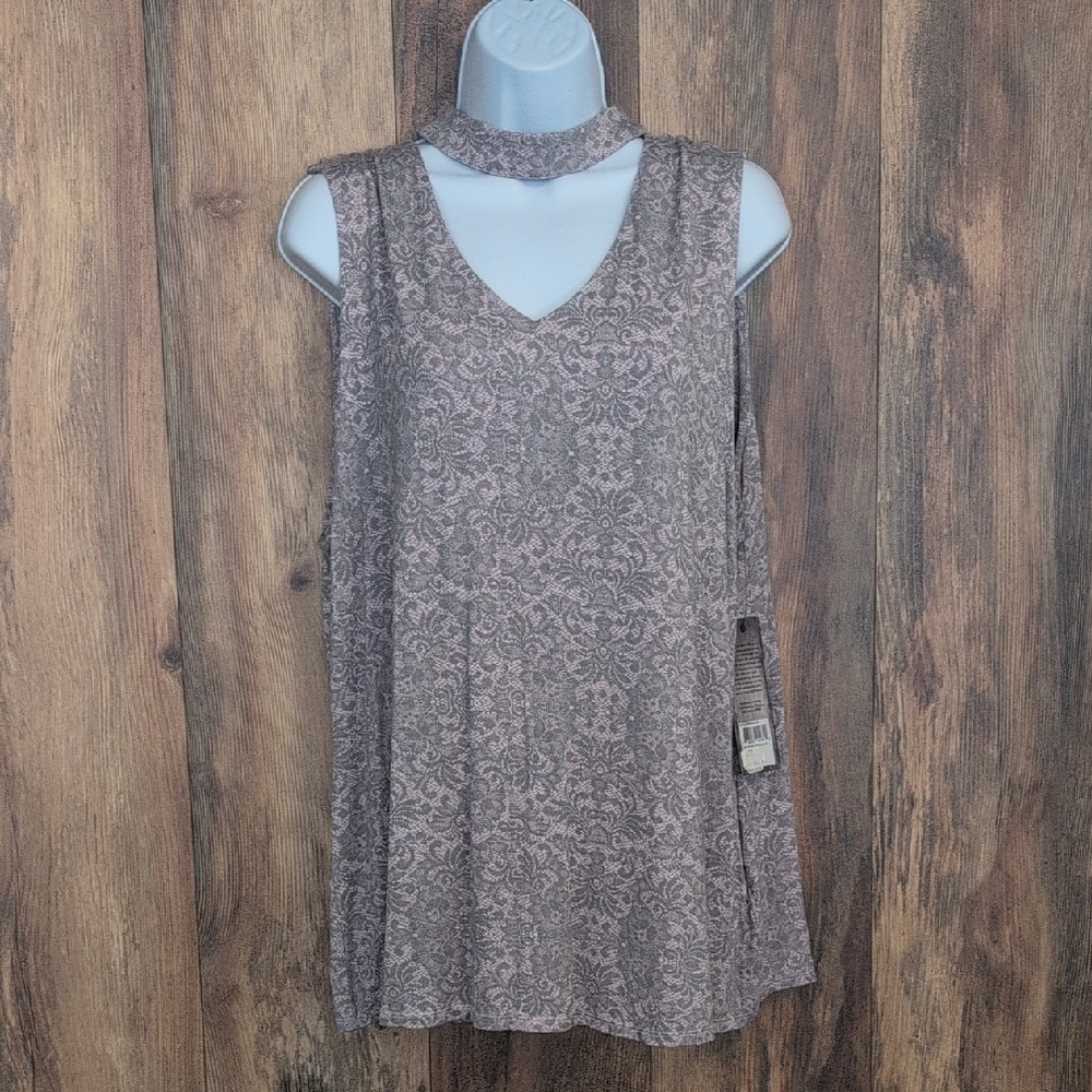 NWT Ruff Hewn Sleeveless Tank Blouse XL                          D226